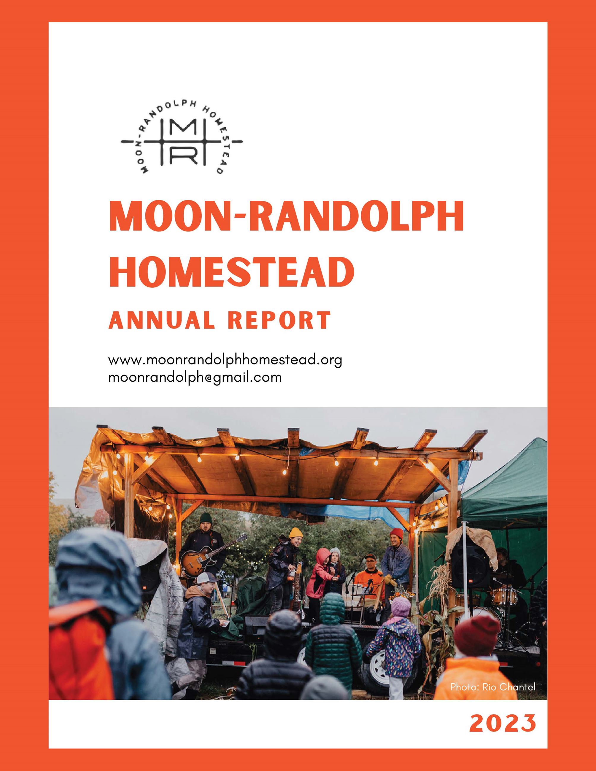 MR Homestead Annual Report 2023 Cover Page