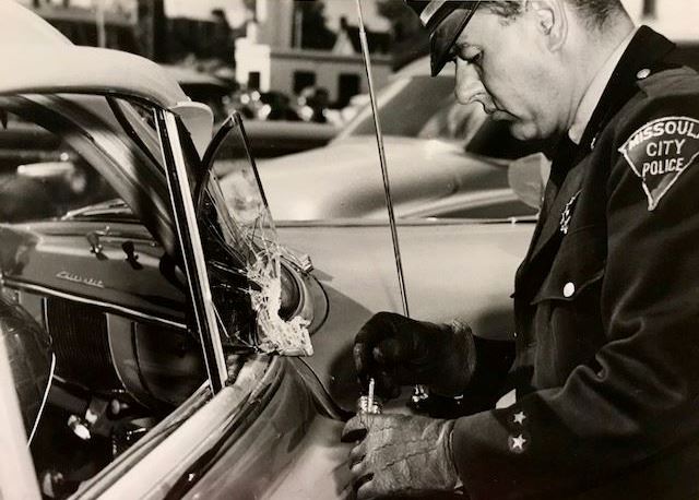 MPD Officer with Original Triangle Badge 