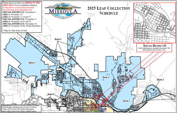 2025 Leaf Collection Map