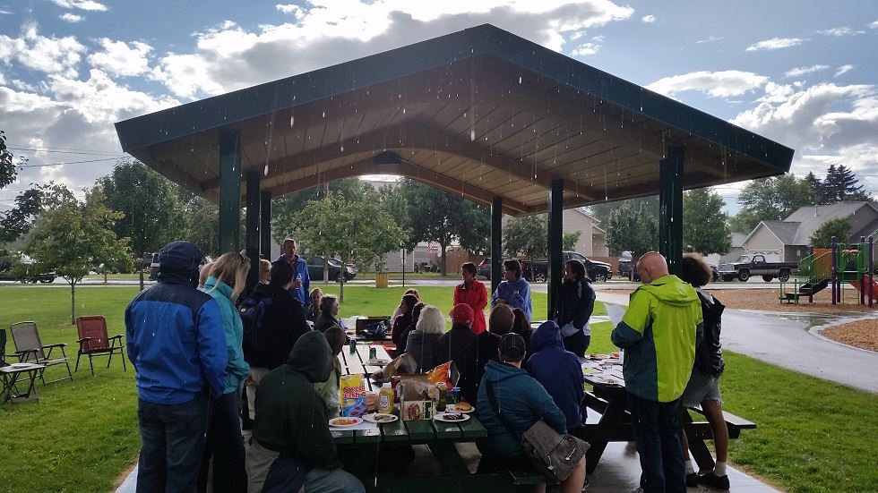 Neighbors at a Neighborhood Meeting